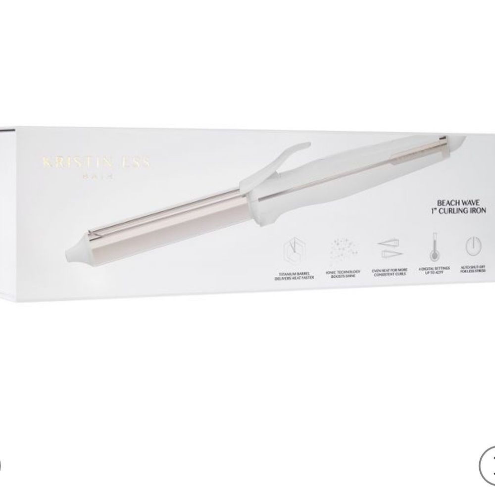 Kristin Ess Beach Wave Curling Iron 1”